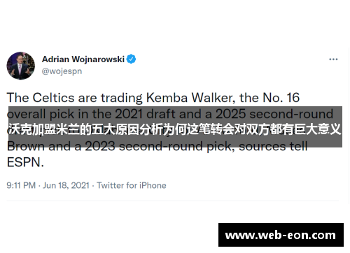 沃克加盟米兰的五大原因分析为何这笔转会对双方都有巨大意义